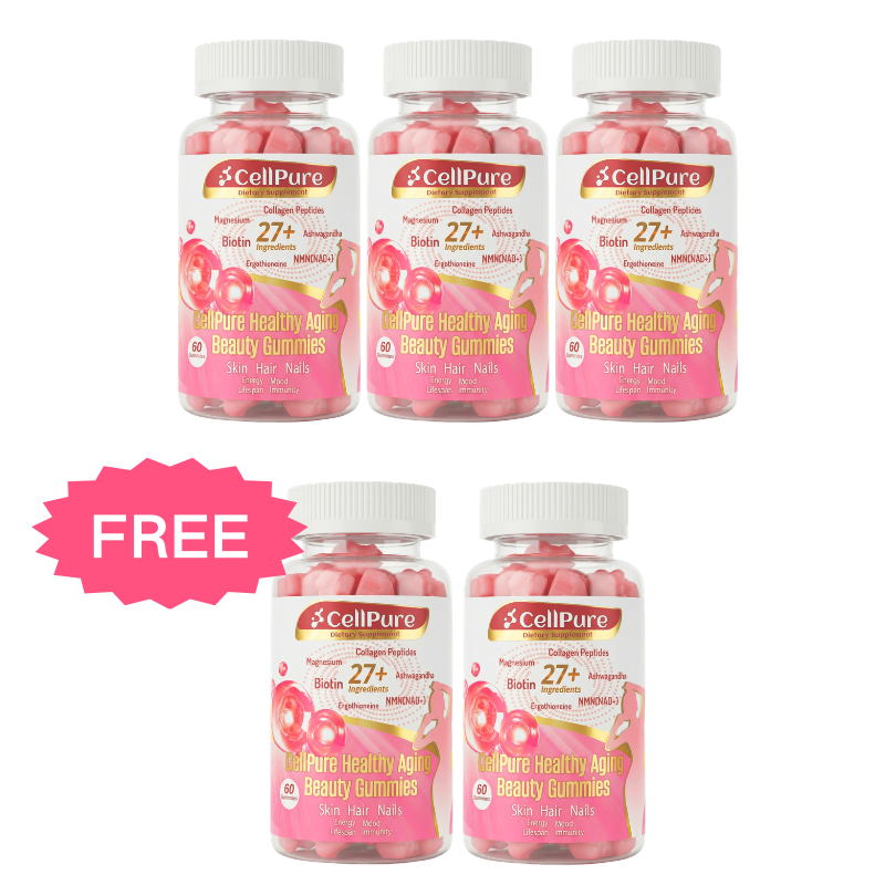 CellPure® NMN Beauty Gummies for Women | Cellular Energy & Anti-Aging Support